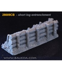 28mm Log entrenchment 8.5cm straight 1/48