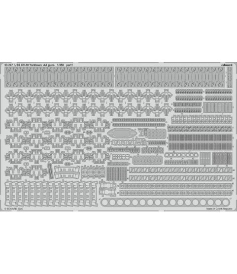 USS CV-10 Yorktown AA guns 1/350