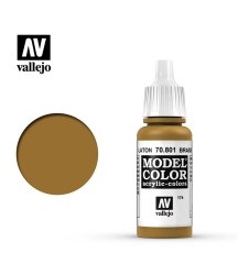 Vallejo Model Color 70.801: Brass 17 ml.
