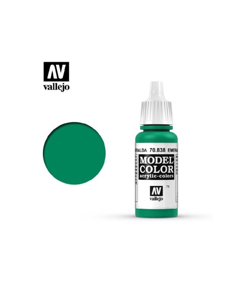 Vallejo Model Color 70.838: Emerald 17 ml.