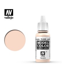 Vallejo Model Color 70.928: Light Flesh 17 ml.