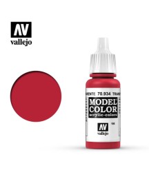 Vallejo Model Color 70.934: Transparent Red 17 ml.
