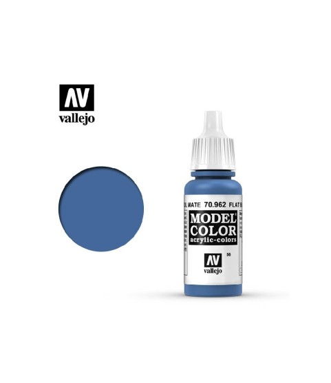 Vallejo Model Color 70.962: Flat Blue 17 ml.