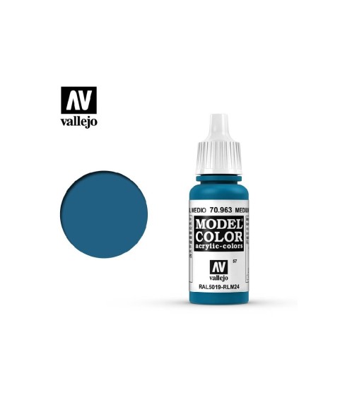 Vallejo Model Color 70.963: Medium Blue 17 ml.