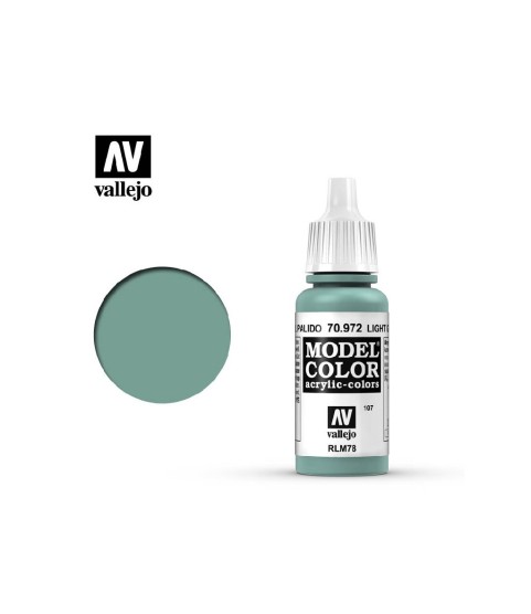 Vallejo Model Color 70.972: Light Green Blue 17 ml.