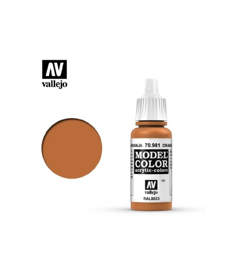 Vallejo Model Color 70.981: Orange Brown 17 ml.