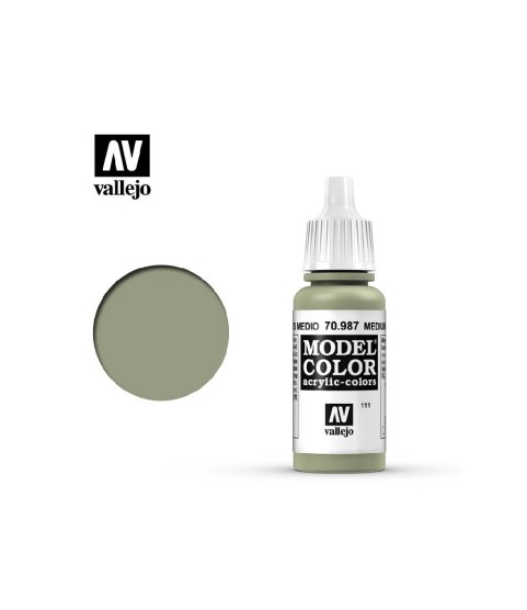 Vallejo Model Color 70.987: Medium Grey 17 ml.