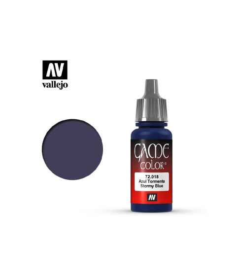 Vallejo Game Color 72.018: Stormy Blue 17 ml.