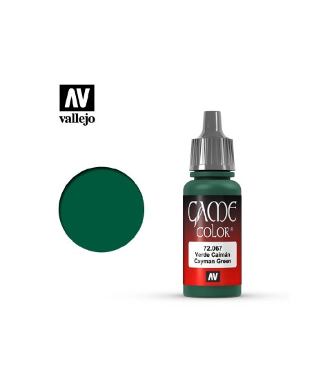 Vallejo Game Color 72.067: Cayman Green 17 ml.