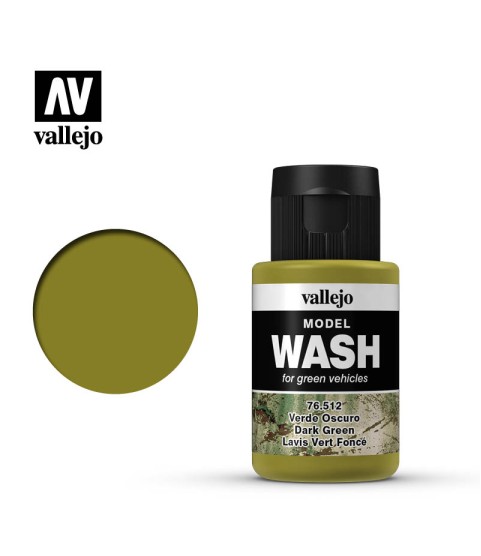 Vallejo Model Wash Dark Green 76.512