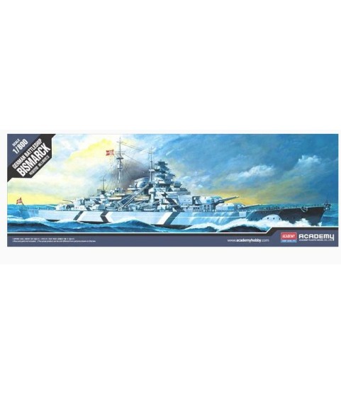 Battleship Bismarck (Static) 1/800 