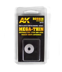 ELASTIC RIGGING BOBBIN MEGA-THIN (SUITABLE FOR 1:700 AND SMALLER SCALES)
