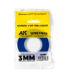 Maskovacia páska na zakrivené línie 3mm