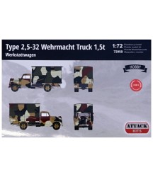 Type 2,5-32 Wehrmacht Truck Werkstattwagen 1/72