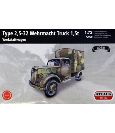 Type 2,5-32 Wehrmacht Truck Werkstattwagen 1/72