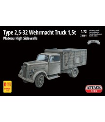 Type 2,5-32 Wehrmacht Truck High Sidewalls 1/72