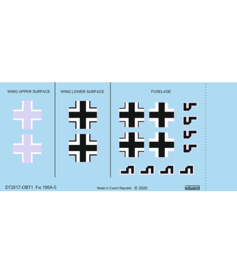 Fw 190A-5 national insignia 1/72