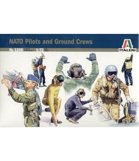 NATO Pilots and Ground Crew 1/72