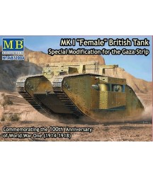 MK I FEMALE British Tank (Spec.M. Gaza Strip) 1/72