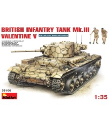 British Infantry Tank Mk.III VALENTINE V 1/35