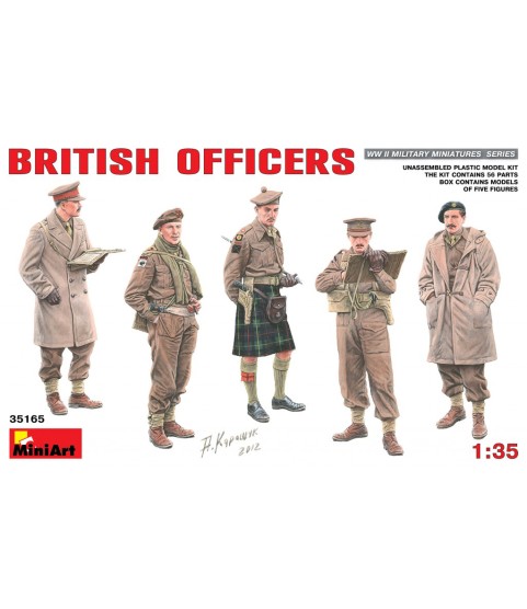 British Officers 1/35