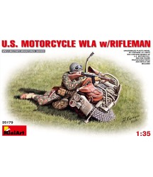 US Motorcycle WLA with Rifleman 1/35