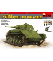 T-70M Soviet Light Tank with crew (Spec.Edit) 1/35