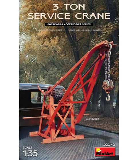 3-ton Service Crane (incl. PE & metal chain) 1/35