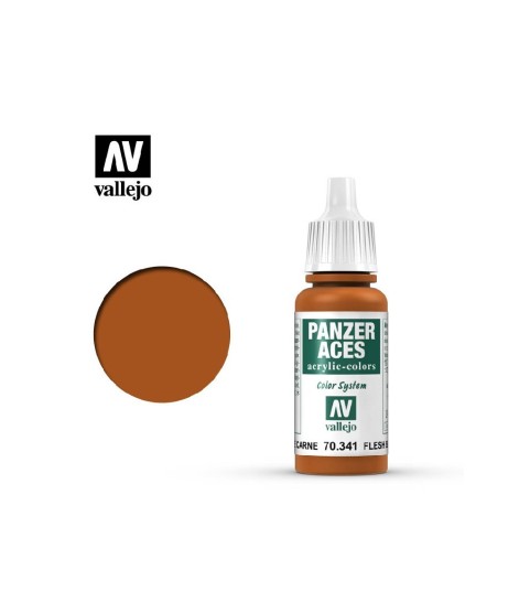 Vallejo Panzer Aces 70.341: Flesh Base 17 ml.