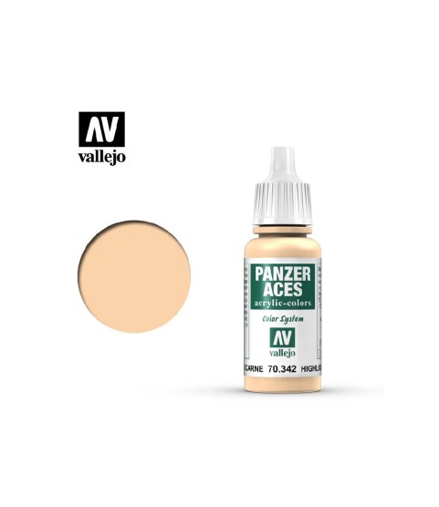 Vallejo Panzer Aces 70.342: Flesh Highlights 17 ml.