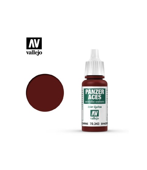 Vallejo Panzer Aces 70.343: Flesh Shadows 17 ml.