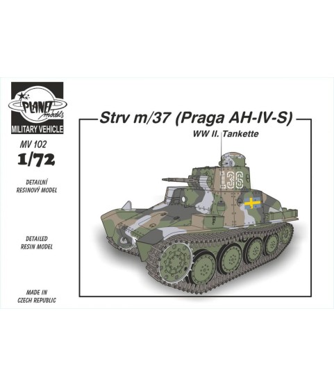 Strv m/37 (Praga AH-IV-S) WWII Tankete 1/72