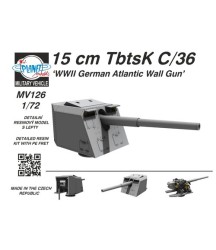 15 cm TbtsK C/36 Atlantic Wall Gun 1/72