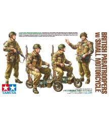 British Paratroopers with small motorcycle 1/35