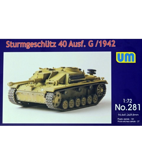 Sturmgeschutz 40 Ausf. G/1942 1/72