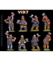 Viking Huscarls with 2 Handed Axes - 15mm
