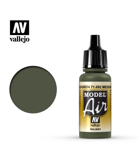 Vallejo Model Air 71.092: Medium Olive 17 ml.