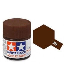Tamiya X-9 Gloss Brown Acrylic Paint Mini 10ml