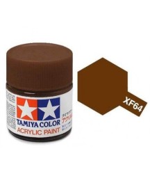 Tamiya XF-64 Red Brown Acrylic Paint Mini 10ml