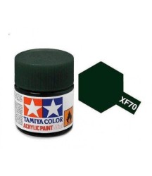 Tamiya XF-70 Dark Green Acrylic Paint Mini 10ml