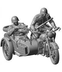 Soviet WWII Motorcycle M-72 1/35