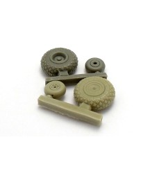 Wheels for helicopter Mil Mi-6 1/72