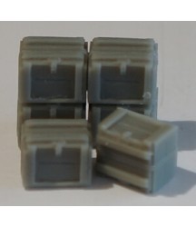 Ammo box for catriges 37mm USA, 6pc 1/72