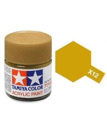 Tamiya X-12 Gloss Gold Leaf Acrylic Paint Mini 10ml